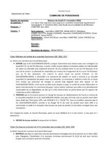 thumbnail of DELIBERATIONS CM 2022 11 21