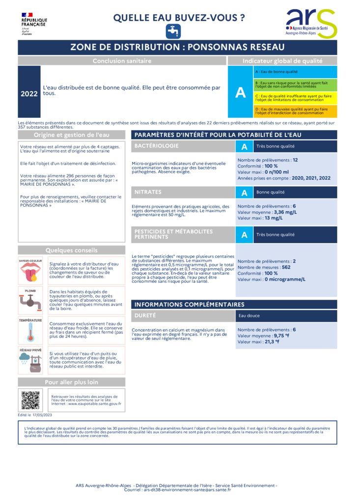thumbnail of QUALITE EAU – 2022