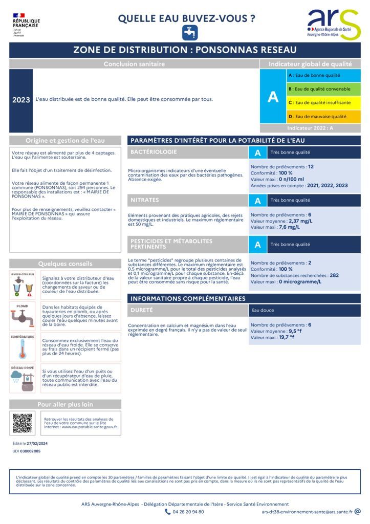 thumbnail of QUALITE EAU – 2023