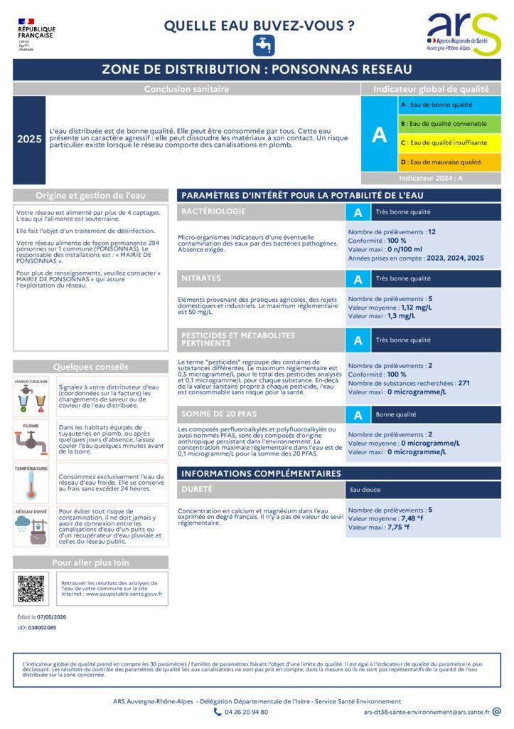 thumbnail of QUALITE EAU – 2025